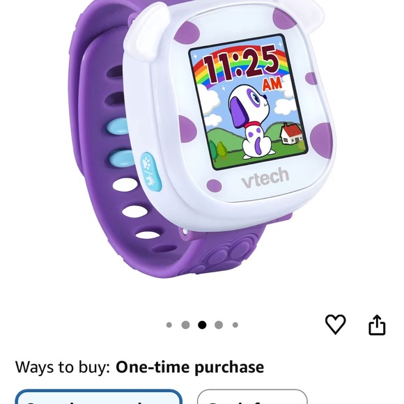 VTech Kids Purple Interactive Learning Watch - Picture 3 of 3
